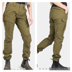Dovetail Workwear Green Ripstop Ready Set Cargo Pants Size 00